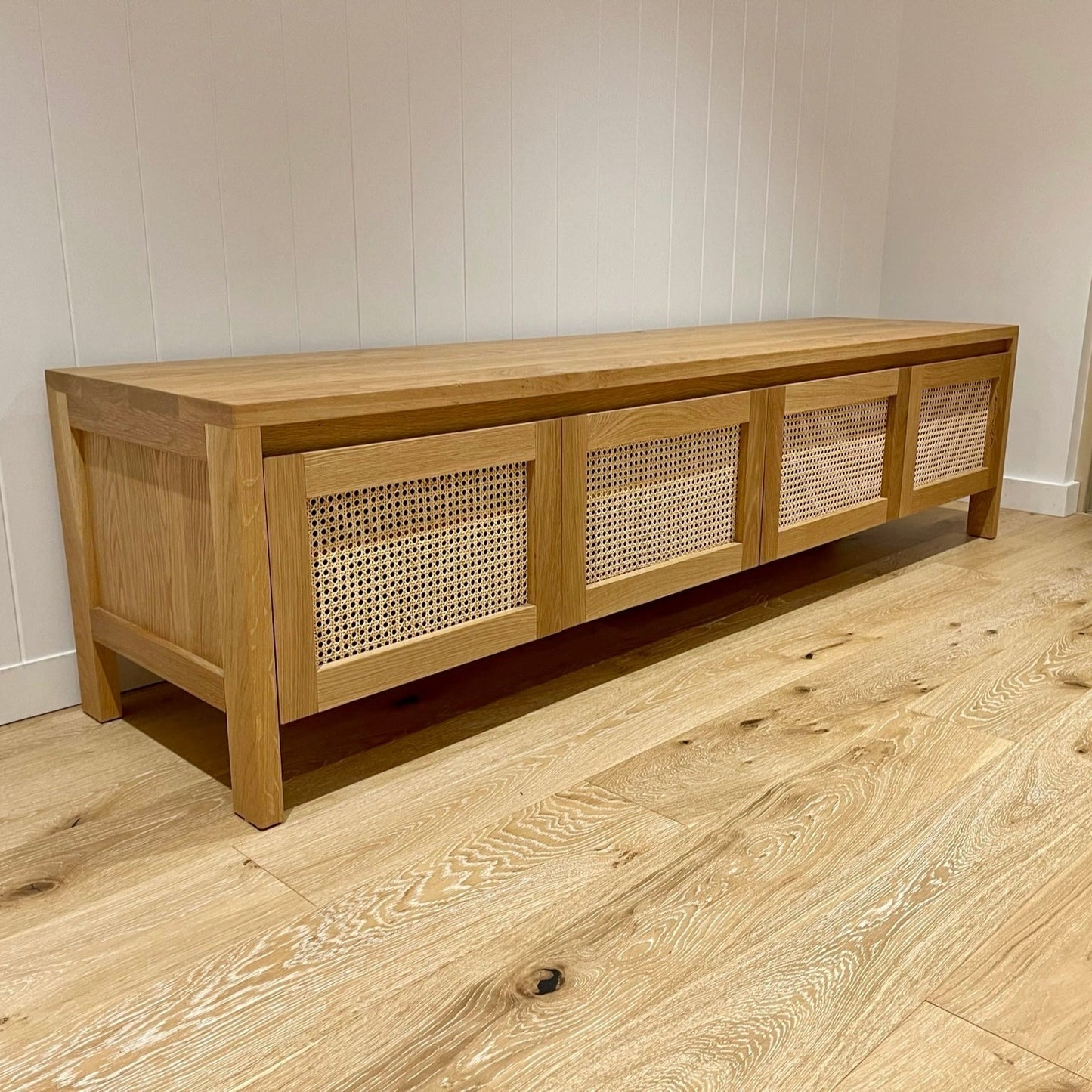 Rattan Entertainment Unit - Free Standing