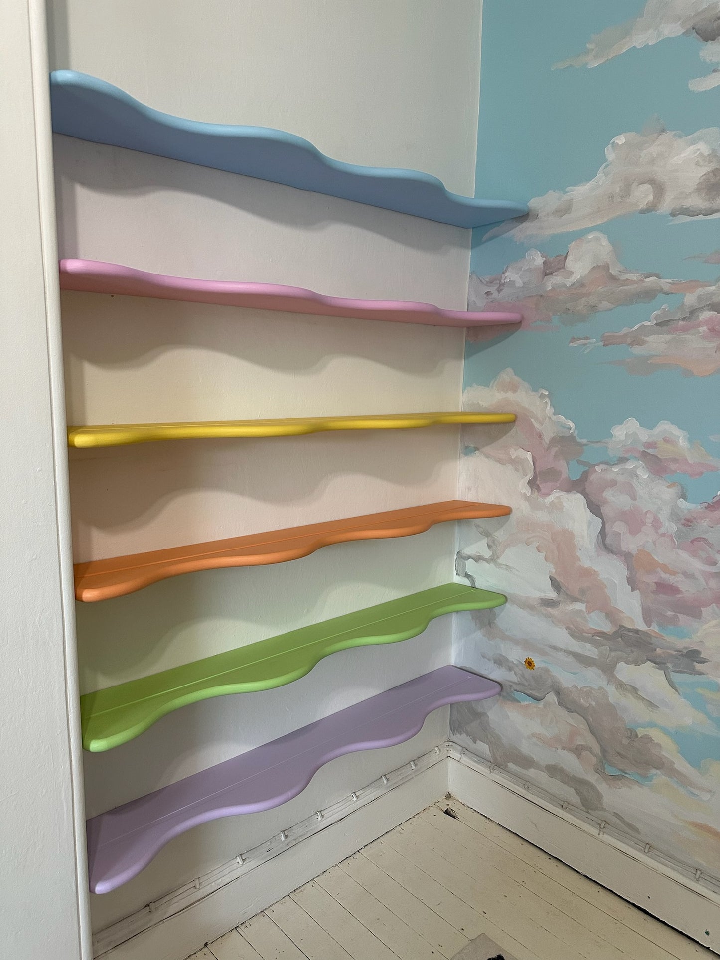 Colourful Wave Shelf