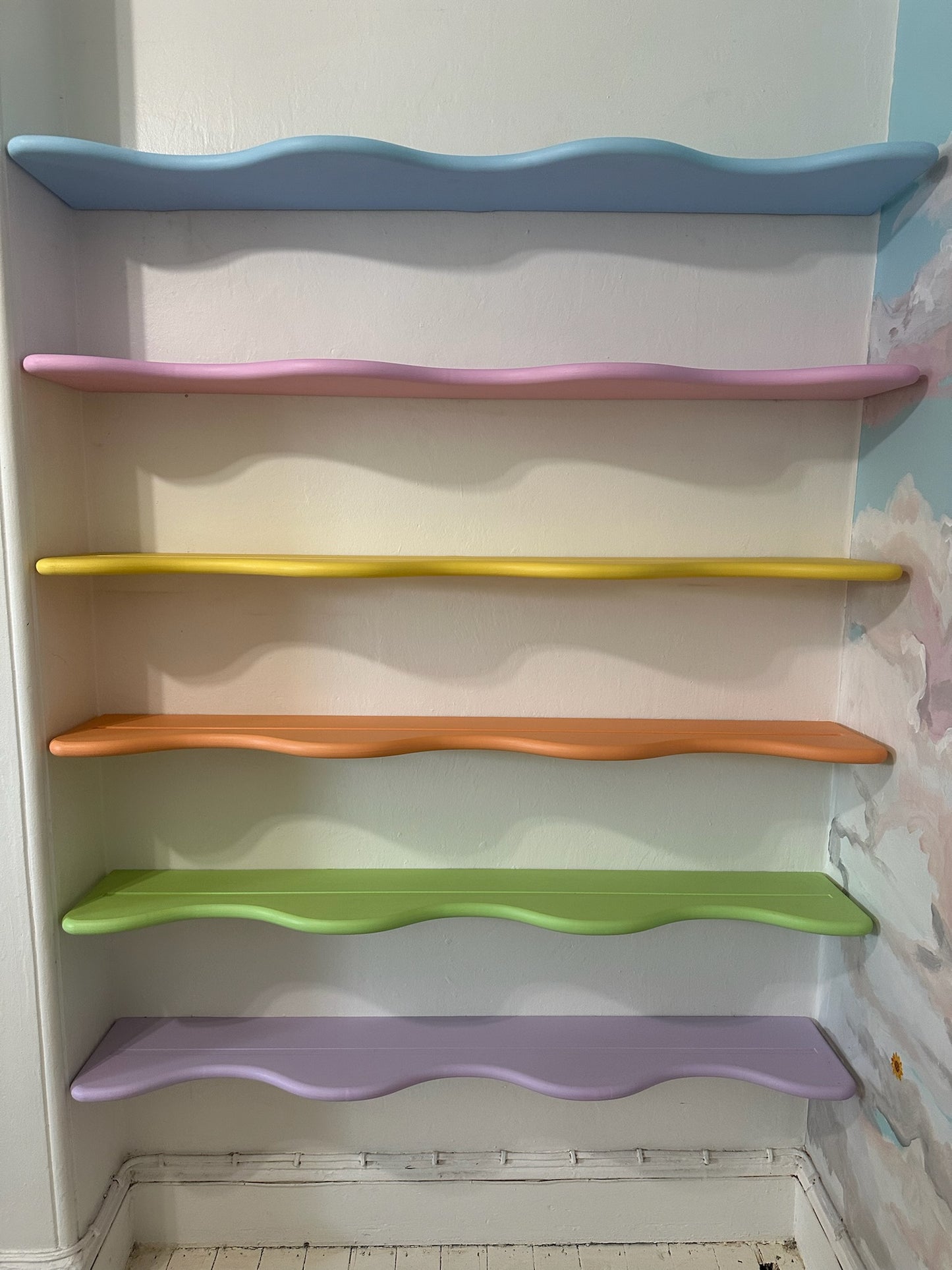 Colourful Wave Shelf