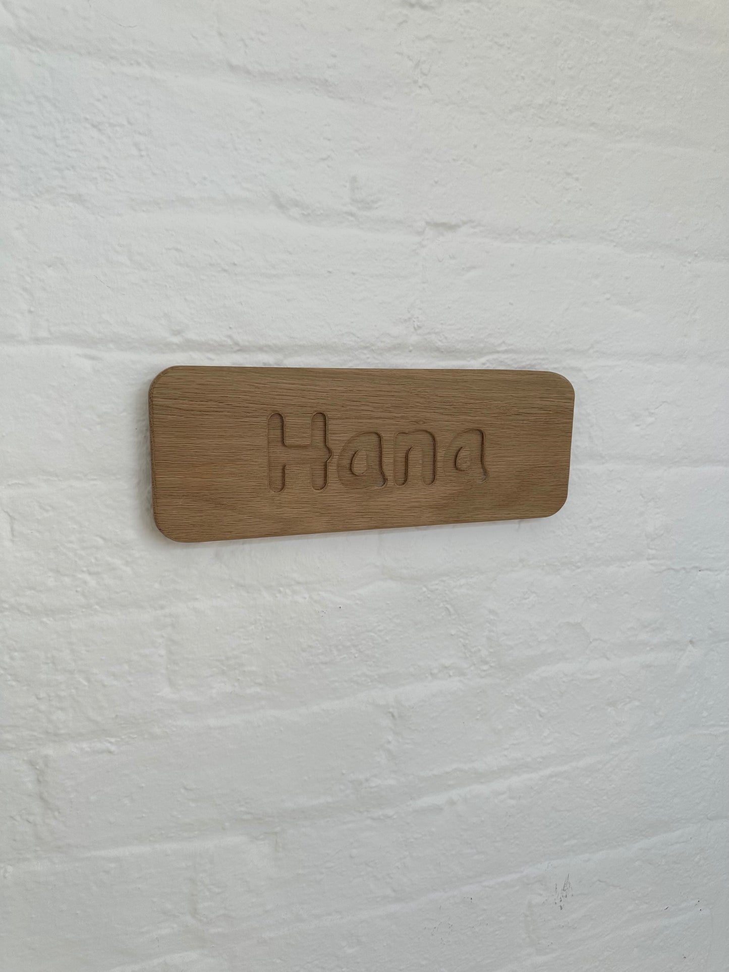 Wooden Name Plaques